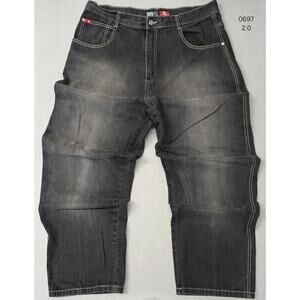 SouthPole (42) Y2K RN82628 Black Baggy Fit Men's Jeans